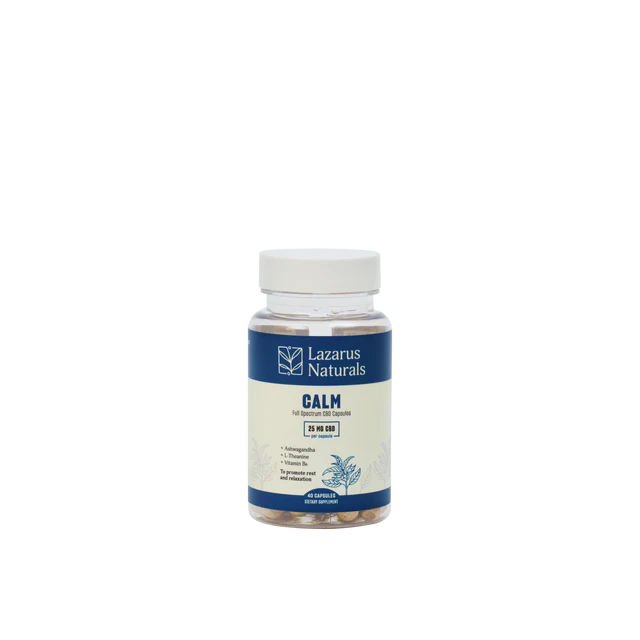 25mg full-spectrum CBD with ashwagandha, L-theanine & B6 for calm, steady focus — only at LiftoffSmoke. 