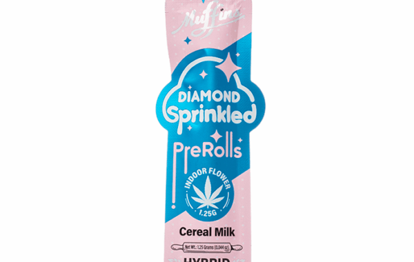 A sweet, creamy Cereal Milk hybrid preroll — 1.25g THCA flower coated in THCA diamonds, only at LiftoffSmoke.