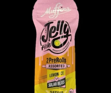Lemon Ice & Solar Bliss sativa prerolls with a whipped THCP live-budder core — 2pk, 4.2g, only at LiftoffSmoke.