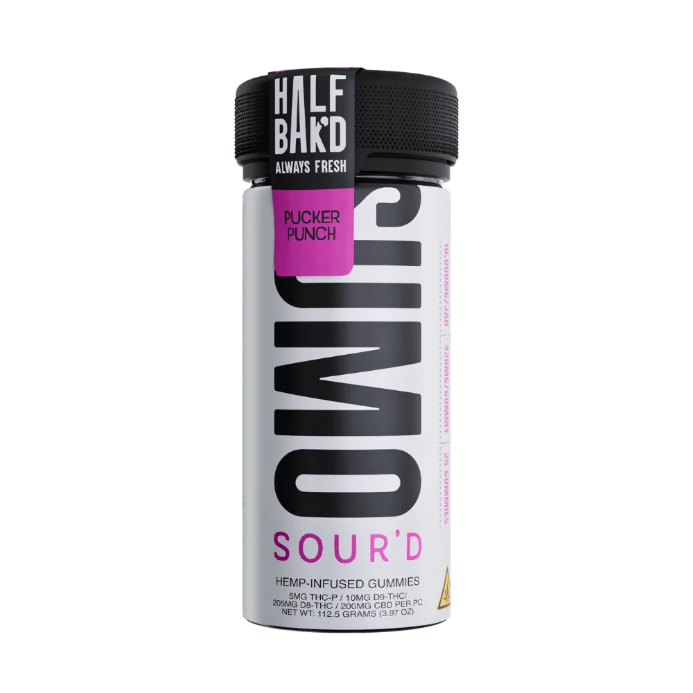 Half Bak'd SUMO Gummies Pucker Punch 10,000mg – potent gummies at LiftoffSmoke
