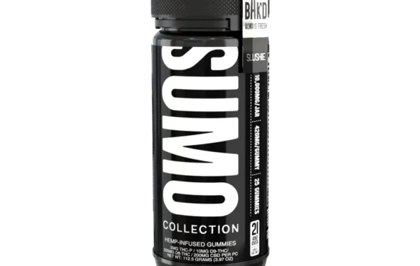 Sweet, icy Slushie flavor packed into a 10,000mg SUMO gummy pouch – only at LiftoffSmoke. 