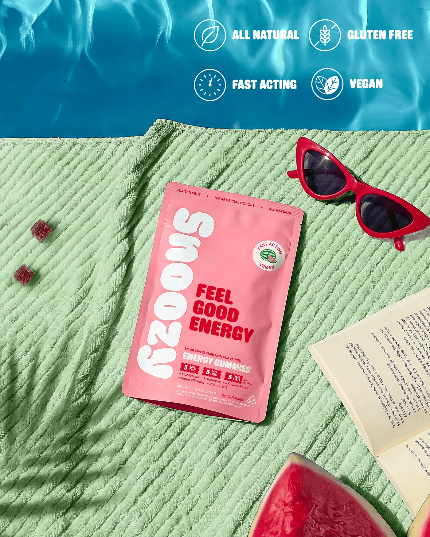 Snoozy Energy 10mg THC / 5mg CBD / 5mg CBG - Image 3