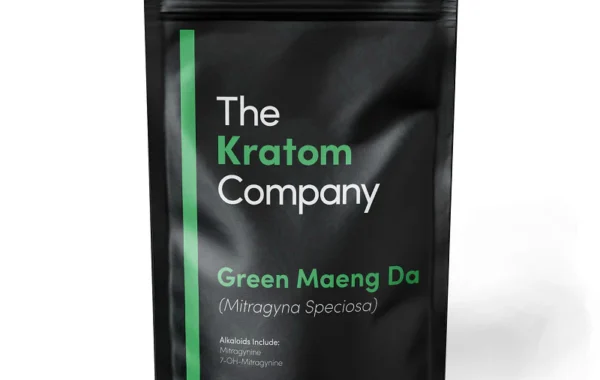 Premium lab-tested Green Maeng Da kratom powder in a 3oz pouch — all-natural green vein, only at LiftoffSmoke.