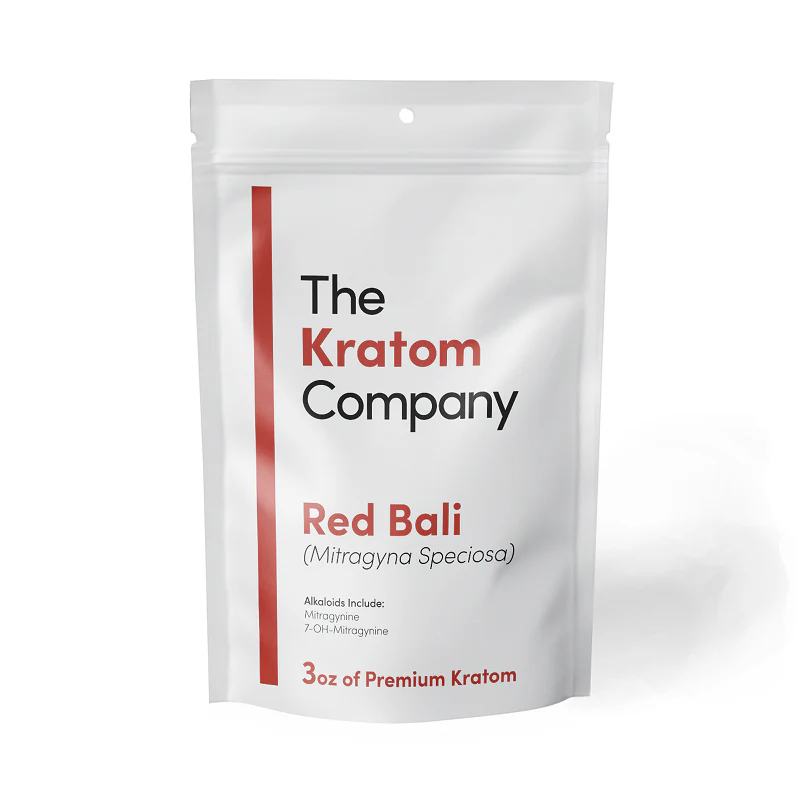 The Kratom Company Red Bali Kratom Powder 3oz — lab-tested red vein, at LiftoffSmoke