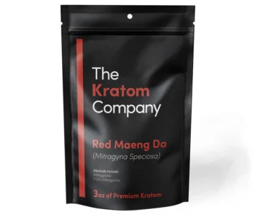 Premium lab-tested Red Maeng Da kratom powder in a 3oz pouch — all-natural red vein, only at LiftoffSmoke.