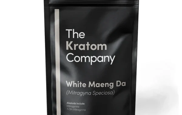 Premium lab-tested White Maeng Da kratom powder in a 3oz pouch — all-natural white vein, only at LiftoffSmoke.