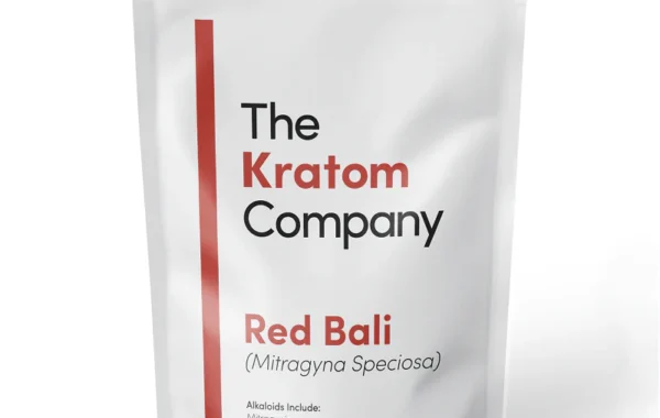 Premium lab-tested Red Bali kratom powder in an 8oz pouch — all-natural red vein, only at LiftoffSmoke.