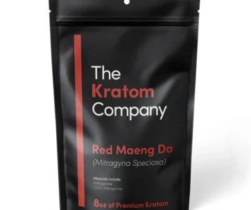 Premium lab-tested Red Maeng Da kratom powder in an 8oz pouch — all-natural red vein, only at LiftoffSmoke.