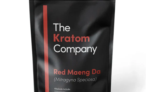 Premium lab-tested Red Maeng Da kratom powder in an 8oz pouch — all-natural red vein, only at LiftoffSmoke.