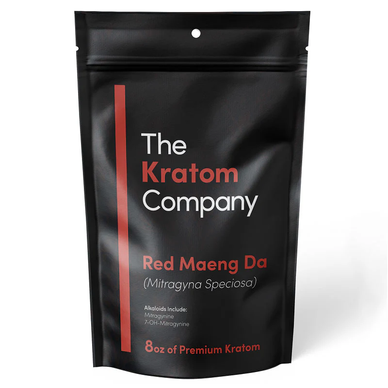 The Kratom Company Red Maeng Da Kratom Powder 8oz — lab-tested red vein, at LiftoffSmoke