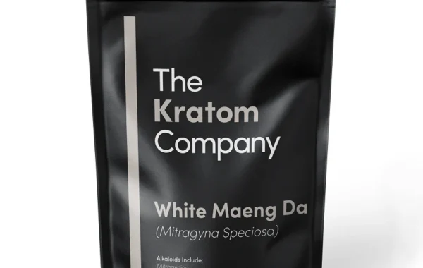 Premium lab-tested White Maeng Da kratom powder in an 8oz pouch — all-natural white vein, only at LiftoffSmoke.