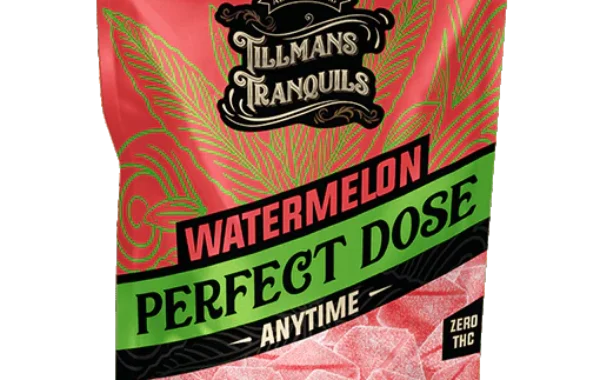 Juicy watermelon 50mg CBD gummies, broad-spectrum and zero THC — everyday balance, only at LiftoffSmoke.